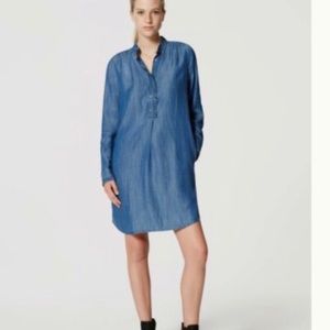 Loft Chambray denim dress 🍁